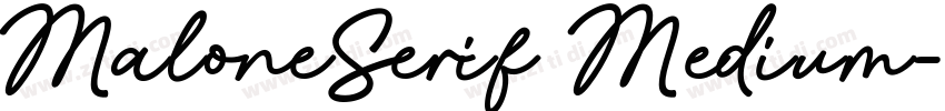 MaloneSerif Medium字体转换 MaloneSerif Medium字体转换